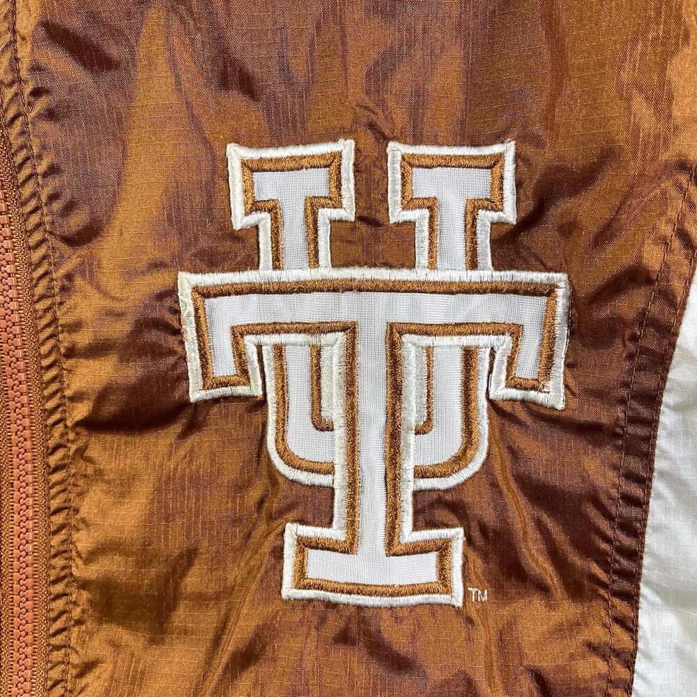 VTG 90s University of Texas Longhorns Apex One Windbreaker Jacket Mens Medium UT - Picture 2 of 12